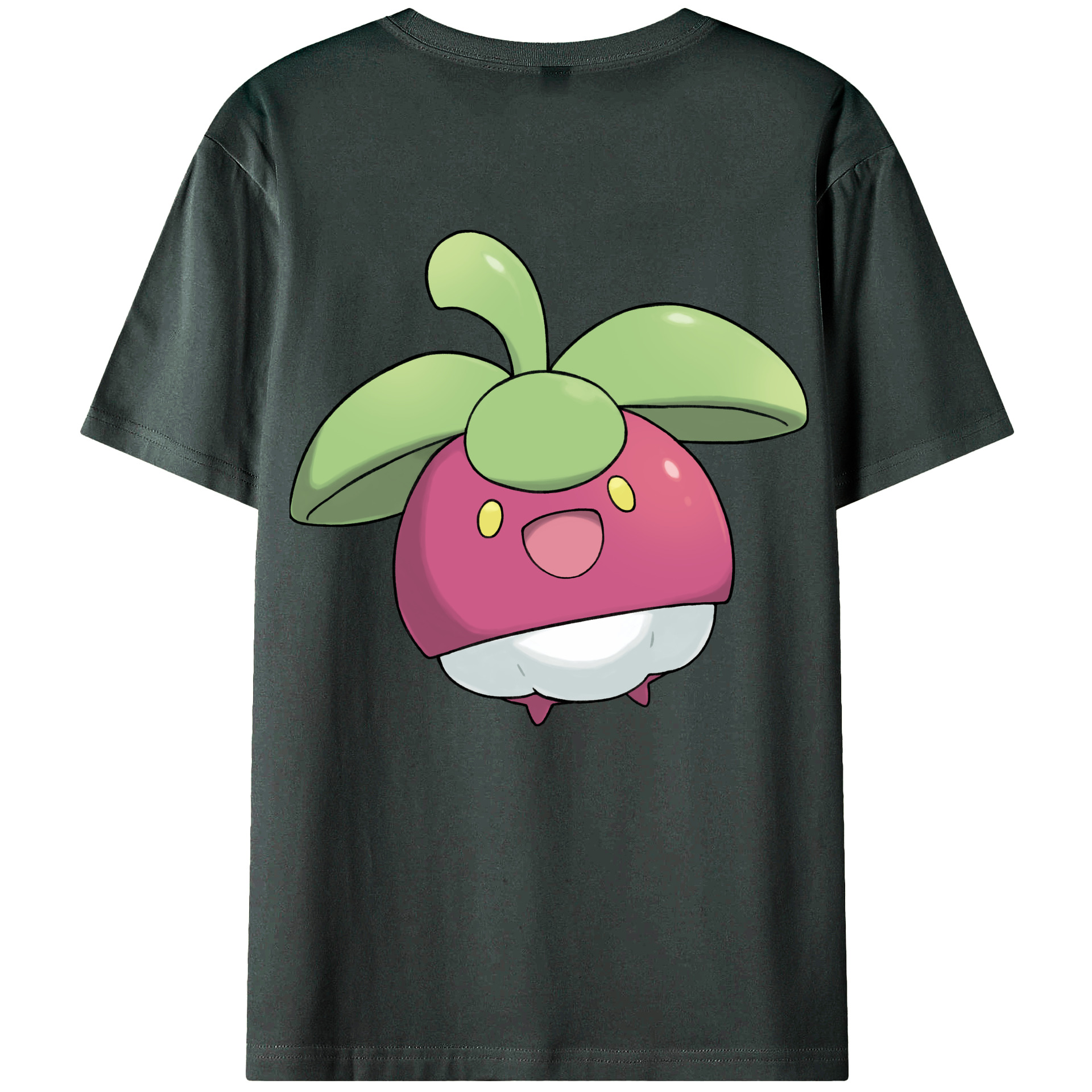 （画像用） ポケットモンスター Pokémon 綿100％ メンズ半袖Tシャツ（バックプリント） 通気性